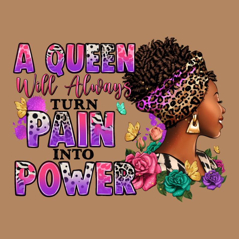 A Queen Will Always Turn Pain Into Power Long Sleeve Tee by RanaPortraitStore | Teevron