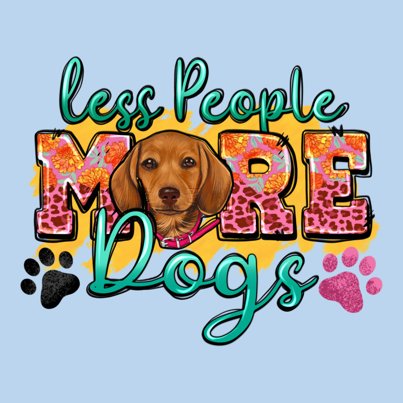 Less People More Dogs Classic Tee by Zillion Design Studio | Teevron