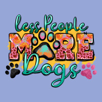 Less People More Dogs Paw Zillion Classic Tee | Teevron
