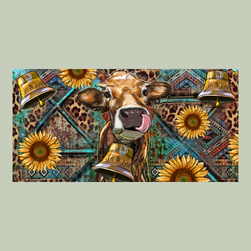 Cow With Aztec Leopard And Sunflower Classic Tee by RanaPortraitStore | Teevron