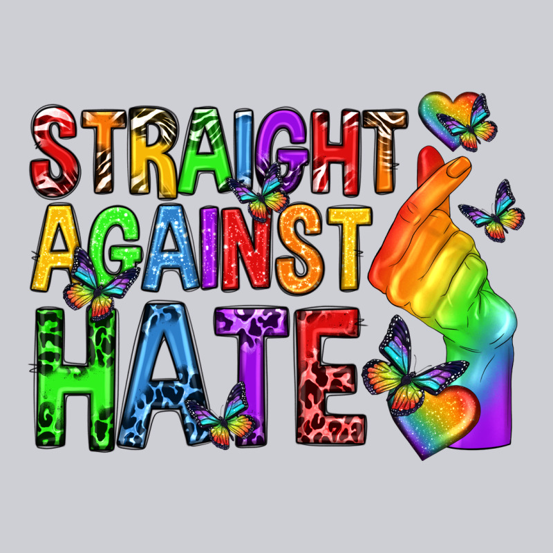Straight Against Hate Pride Lgbtq Classic Tee by texasbilliewilder | Teevron