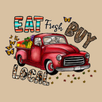 Eat Fresh Buy Local Heavyweight Hoodie | Teevron
