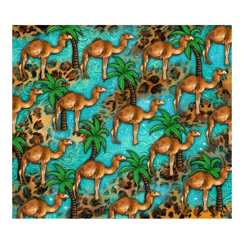 Camel Leopard Ladies Tee by BarkalooDesign | Teevron