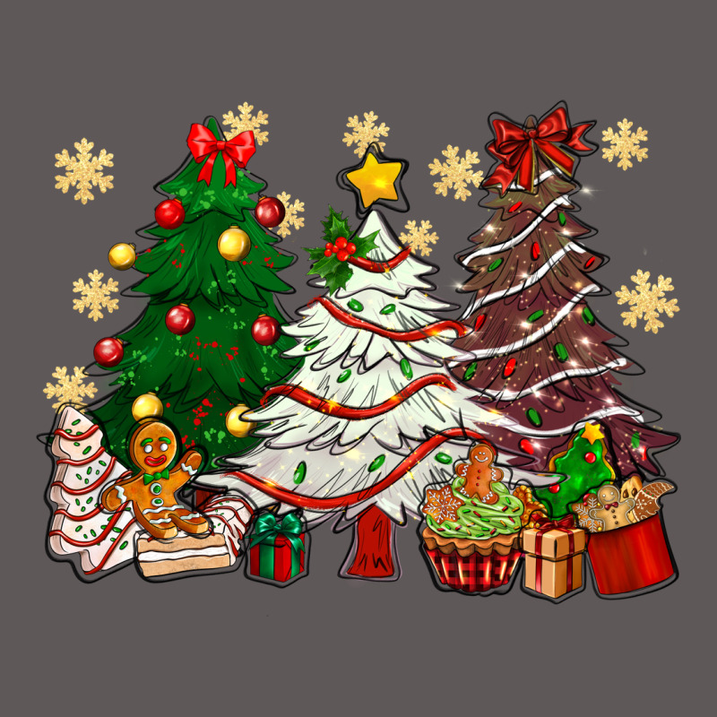 Cake Christmas Trees Premium Hoodie by NancyCooperArtShop | Teevron