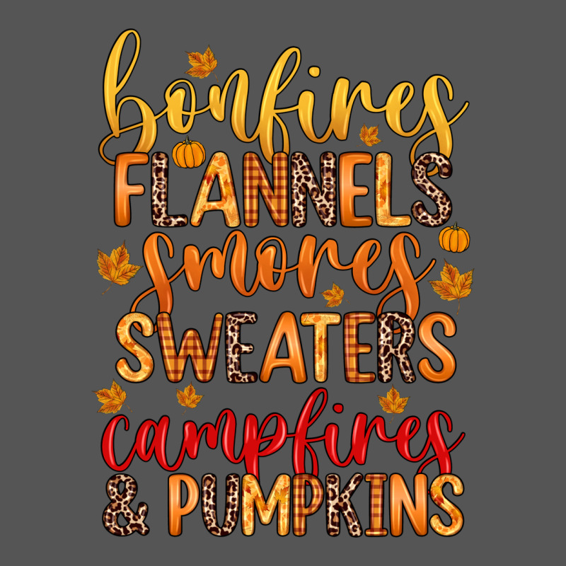 Bonfires Flannels S'mores Campfires And Pumpkins Zipper Hoodie by Zillion Design Studio | Teevron