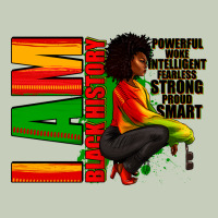 I Am Black History Afro American Woman Long Sleeve Tee | Teevron