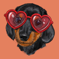 Dachshund With Love Glasses Classic Tee | Teevron