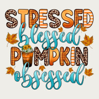 Stressed Blessed Pumpkin Obsessed Zipper Hoodie | Teevron