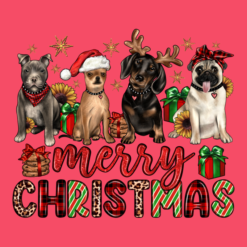 Merry Christmas Chihuahua Pitbull Pug Dachshund Premium Sweatshirt by JahusDesignShop | Teevron