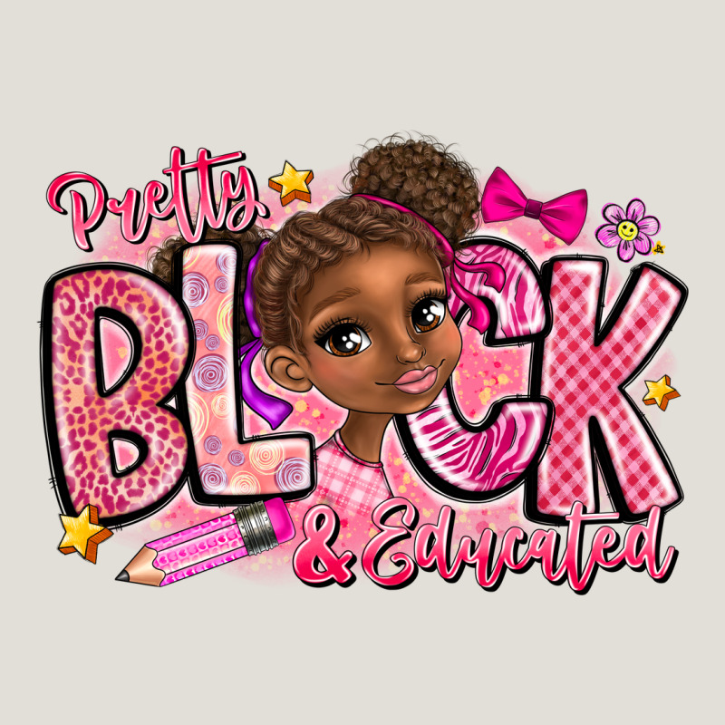 Pretty Black Educated Heavy Core Tee by CowhideDigitalArt | Teevron