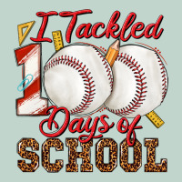 I Tackled 100days Of School Baseball Zipper Hoodie | Teevron