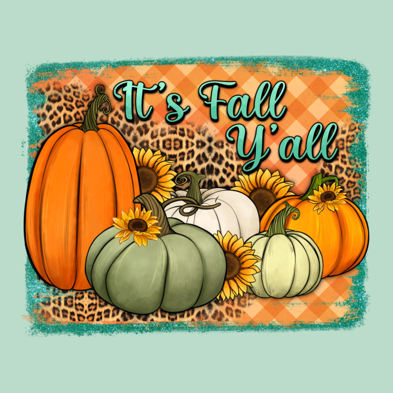 It's Fall Y'all Pumpkins Halloween And Sunflowers Premium Hoodie by Jasminsmagicworld | Teevron
