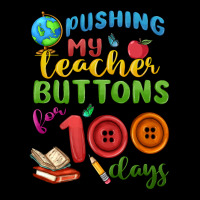 Pushing My Teacher Buttons For 100 Days Urban Hoodie | Teevron