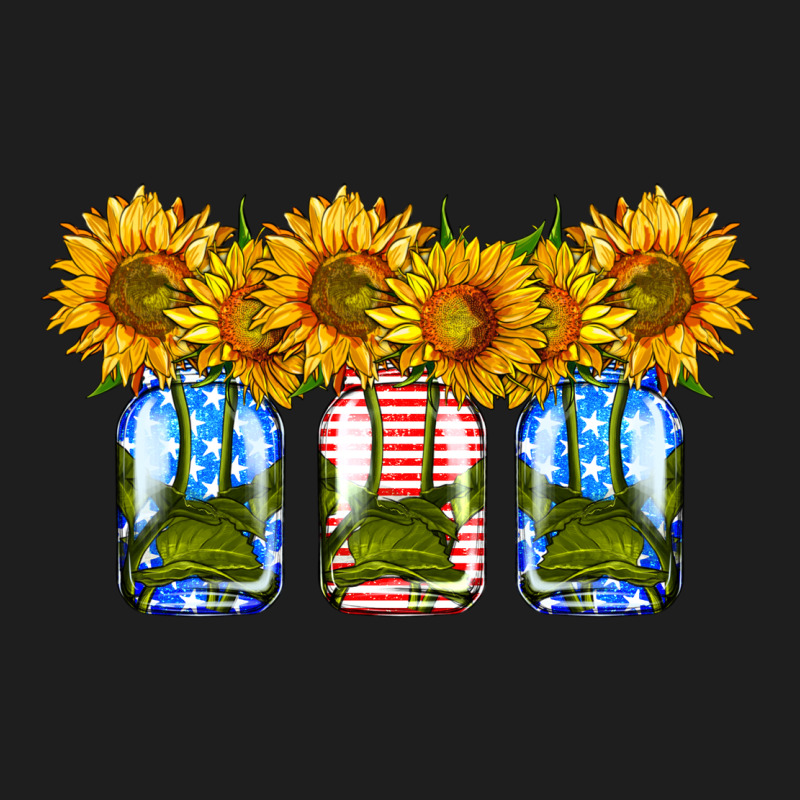 American Sunflower Mason Jar Heavyweight Hoodie by HRA Design Shop | Teevron