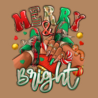 Merry And Bright Black Girl Sneakers Long Sleeve Tee | Teevron