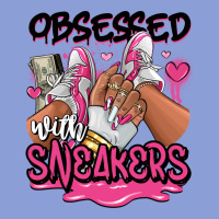 Obsessed With Sneakers Pink Afro Woman Long Sleeve Tee | Teevron