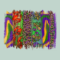 Mardi Gras Brushstroke Zipper Hoodie | Teevron