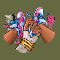 Pink And Blue Sneaker Girl Long Sleeve Tee | Teevron
