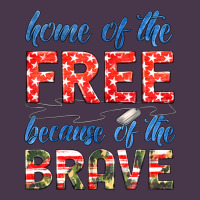 Home Of The Free Because Of The Brave Heavyweight Hoodie | Teevron