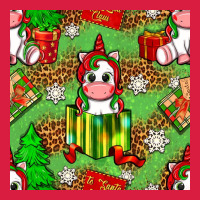 Christmas Unicorn And Gift Box Premium Hoodie | Teevron