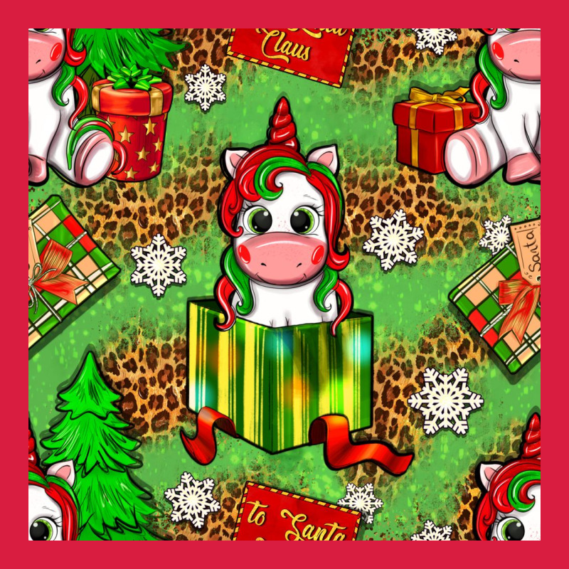 Christmas Unicorn And Gift Box Premium Hoodie by NancyCooperArtShop | Teevron