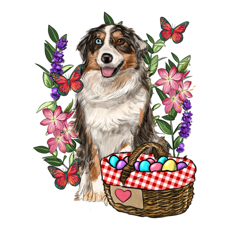 Easter Aussie Australian Shepherd Classic Tee by RanaPortraitStore | Teevron