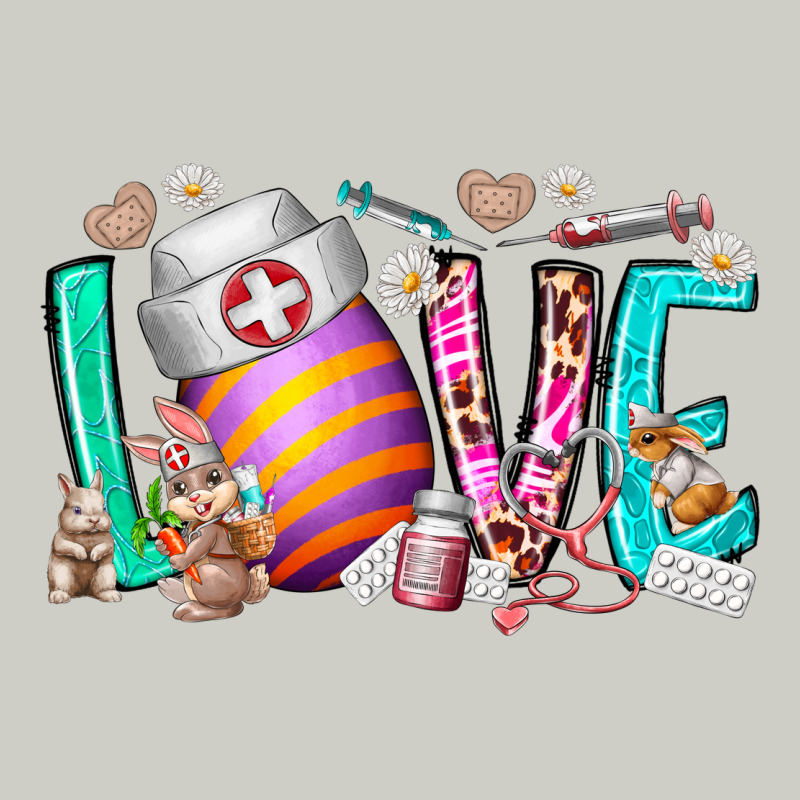 Love Easter Day Nurse Heavyweight Hoodie by RacoonDesign | Teevron