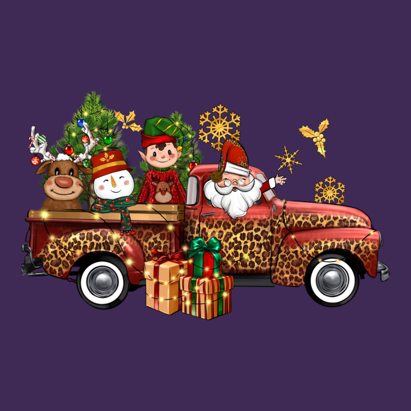 Christmas Truck Elf Santa Snowman Reindeer Premium Hoodie by NancyCooperArtShop | Teevron