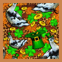 St Patricks  Duck With Leprechaun Hat  Seamless Heavyweight Hoodie | Teevron