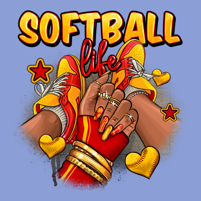 Softball Life Afro Girl Sneakers Long Sleeve Tee by RanaPortraitStore | Teevron