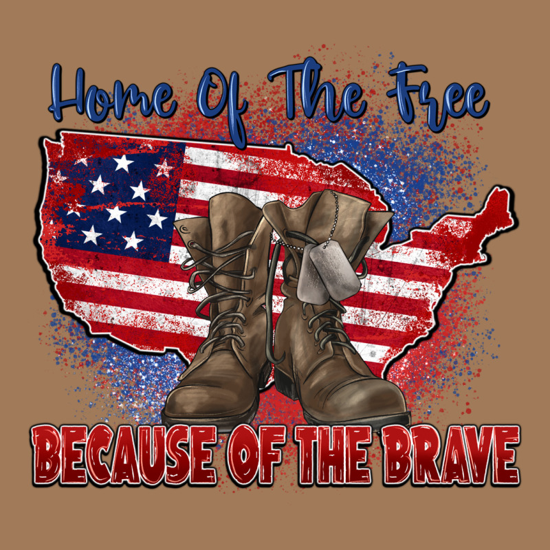 Home Of The Free Because Of The Brave Classic Tee by Zillion Design Studio | Teevron