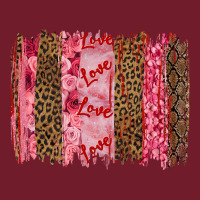 Valentine's Day Love Brushstrokes Zipper Hoodie | Teevron