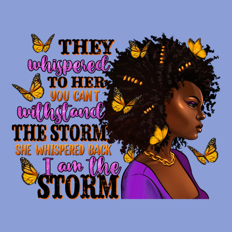They Whispered To Her Afro Woman Long Sleeve Tee by RanaPortraitStore | Teevron