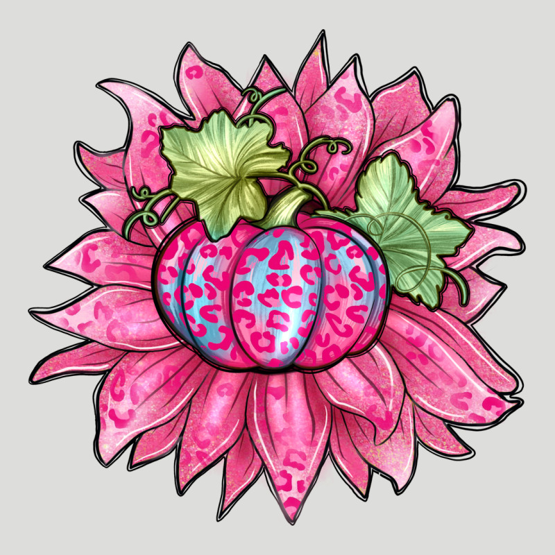 Sunflower Pumpkin Breast Cancer Zipper Hoodie by Zillion Design Studio | Teevron