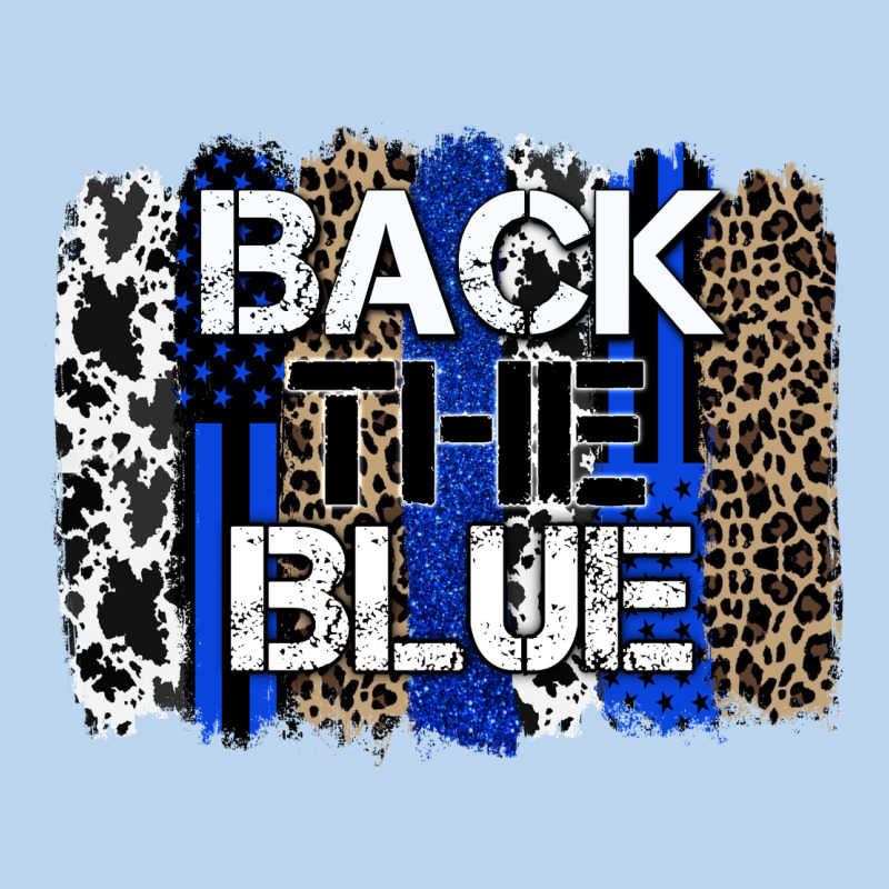 Back The Blue Brushstroke Classic Tee by Zillion Design Studio | Teevron
