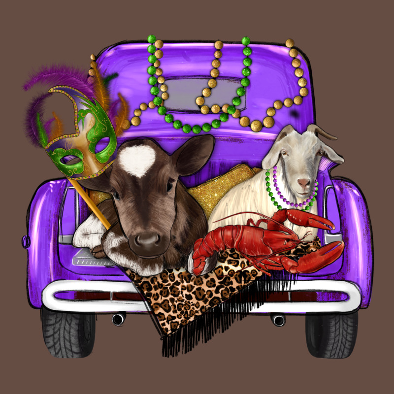 Mardi Gras Truck With Farm Animals Long Sleeve Tee by RanaPortraitStore | Teevron