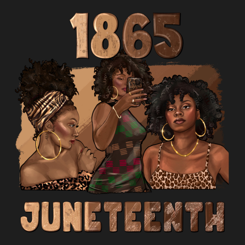 1865 Juneteenth Melanin With Afro Classic Tee by texasbilliewilder | Teevron