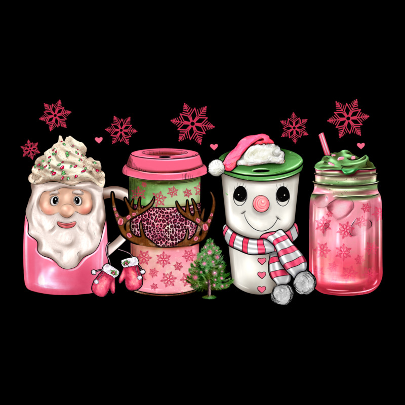 Pink Christmas Coffee Premium Sweatshirt by JahusDesignShop | Teevron