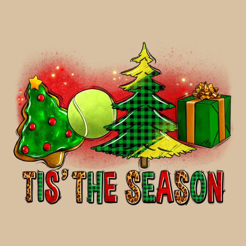Tis The Season Christmas With Tennis Ball And Tree Cookie Heavyweight Hoodie by FaDigitalArtStudio | Teevron