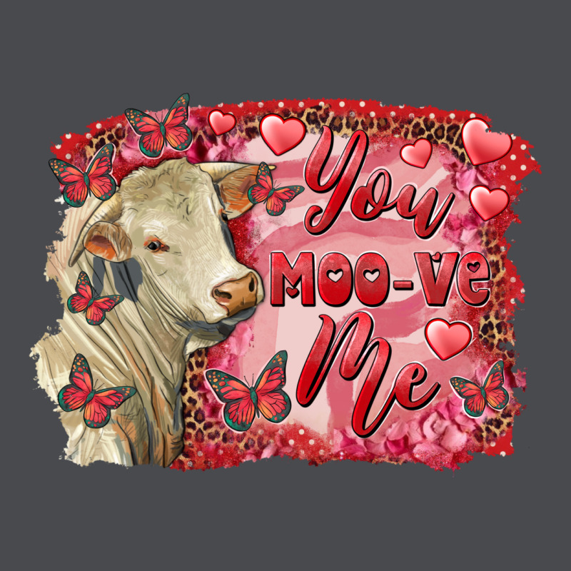 Valentine's Day You Moo Ve Me Charolais Cow Zipper Hoodie by RanaPortraitStore | Teevron
