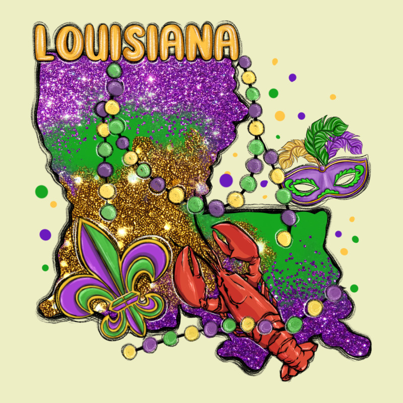 Mardi Gras Louisiana Map Urban Hoodie by MaliasSmallBusiness | Teevron