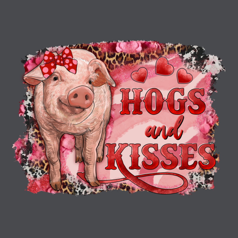 Valentine's Day Pig Hogs And Kisses Zipper Hoodie by RanaPortraitStore | Teevron