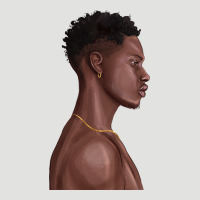 Afro Black Man Classic Tee | Teevron