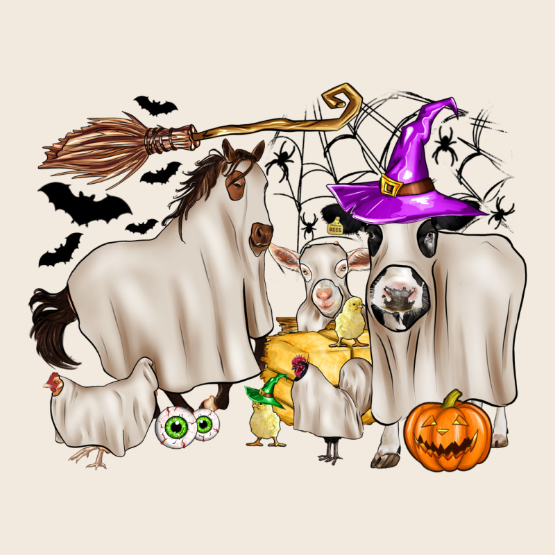 Halloween Farm Animals Zipper Hoodie by Zillion Design Studio | Teevron