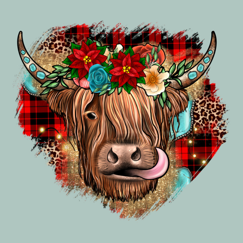 Christmas Cow Gemstone Premium Sweatshirt by JahusDesignShop | Teevron