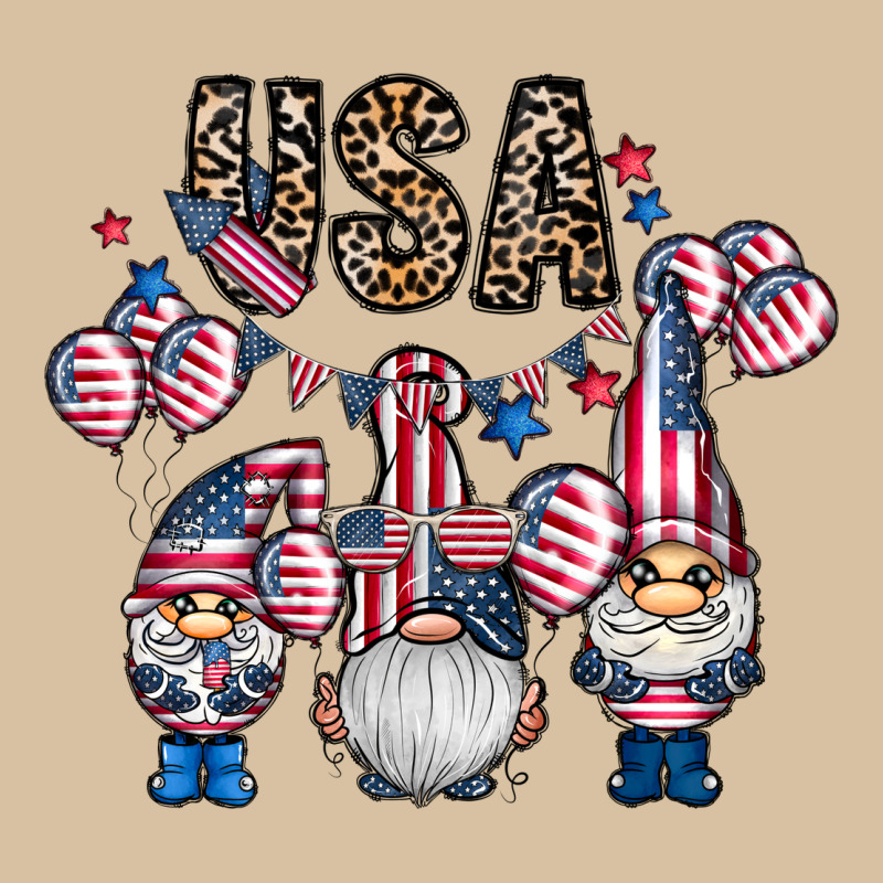 Usa America Gnome Heavyweight Hoodie by CowhideDigitalArt | Teevron
