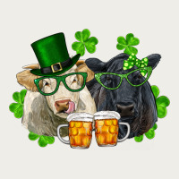 St. Patrick's Day Charolais And Black Angus Cows Zipper Hoodie | Teevron