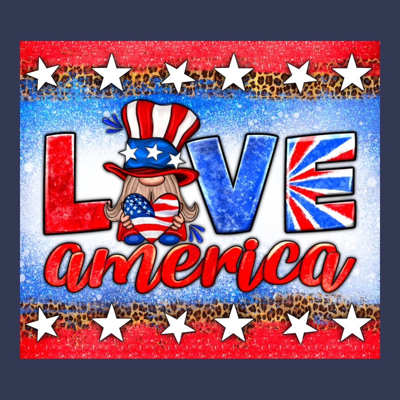 Love America Gnome Heavyweight Hoodie by HRA Design Shop | Teevron