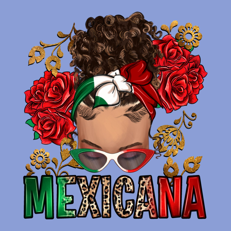 Mexicana Latina Messy Bun Long Sleeve Tee by RanaPortraitStore | Teevron