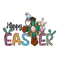 cross rabbit gnomes happy easter | Teevron